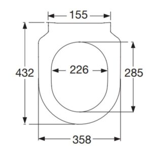 WC dangtis Villeroy&Boch Subway SlimSeat - Image 2