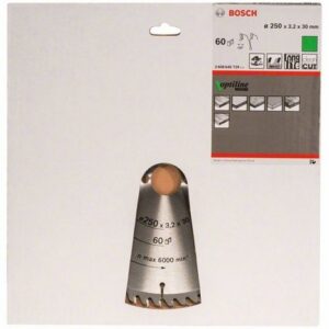Bosch 2 608 640 729 diskinio pjūklo ašmenys 25 cm 1 vnt - Image 2