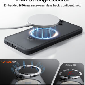 Torras Ostand Q3 Spin, obsidian black - Samsung Galaxy S26 - Image 6