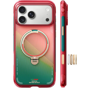 Torras Ostand Q3 Air World Cup Limited, red & green - Apple iPhone 17 Pro Max - Image 4