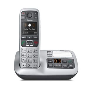 Gigaset E560A telefonas DECT telefonas Skambintojo ID Juoda, Sidabras - Image 2