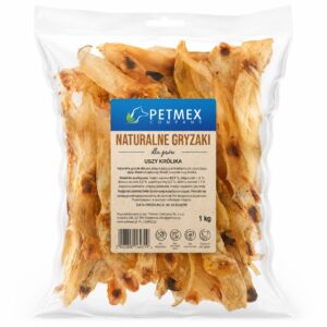 PETMEX Rabbit ears - skanėstas šuniui - 1kg