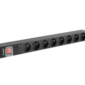 LANBERG MAITINIMO JUOSTOS STOVAS PDU 19" (1U, 16A, 7X Shuko, 2m)