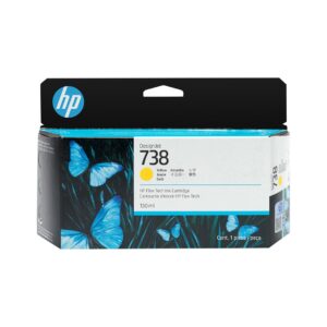 HP 738 130-ml Yellow DesignJet Ink Cartridge - Image 1