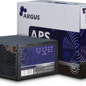Inter-Tech Argus APS maitinimo blokas 520 W 20+4 pin ATX ATX Juoda - Image 3
