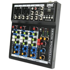 DNA Professional MIX 4 - analoginis garso maišytuvas - Image 3