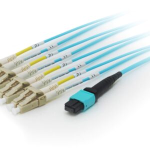 Equip 25556507 „InfiniBand“ arba pluoštinis optinis kabelis 5 m MTP 4x LC Žydras - Image 1