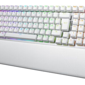 ASUS ROG Strix Scope II 96 Wireless klaviatūra Žaidimams USB + RF Wireless + Bluetooth QWERTZ Vokiečių Balta - Image 2