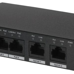 Dahua Technology PFS3006-4ET-60 Ne-valdomas L2 Fast Ethernet (10/100) Maitinimas per Eternetą (PoE) Juoda - Image 3