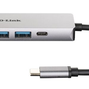 D-Link DUB-M520 knyginių kompiuterių dokas / jungčių replikatorius Vielinis Thunderbolt 3 Aliuminis - Image 2