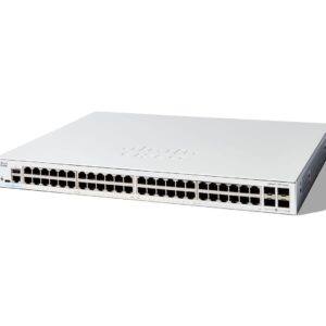 Cisco C1300-48T-4X tinklo komutatorius Valdomas L2/L3 Gigabit Ethernet (10/100/1000) Balta