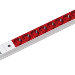 Bachmann - Regleta de 8 tomas, 48,3 cm elektros tinklo ilgintuvas 2 m 8 AC išvestis(ys / čių) Vidaus
