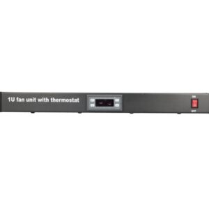 Extralink 19" RACK MOUNT FAN PANEL (2 FANS) WITH THERMOSTAT Ventiliatoriaus panelė - Image 2