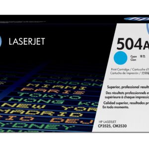 HP 504A Cyan Original LaserJet Toner Cartridge