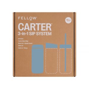 Fellow Carter Move Mug 3-in-1 Termopuodelis su 3 dangteliais 473 ml Pudros mėlyna - Image 3