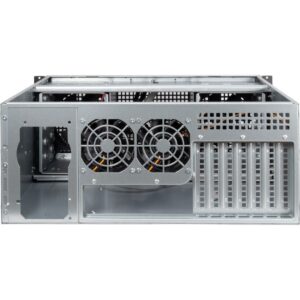 Inter-Tech 4U 40240 Stovas Juoda, Pilka - Image 2