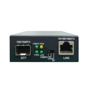 LevelOne GVT-2015 tinklo medijos keitiklis 1000 Mbit/ai Keli režimai, Vienas režimas Juoda - Image 3