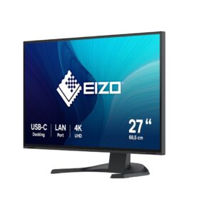 EIZO FlexScan EV2740X-BK kompiuterio monitorius 68,6 cm (27") 3840 x 2160 pikseliai 4K Ultra HD LCD Juoda - Image 2