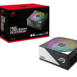 ASUS ROG Loki SFX-L 850W Platinum maitinimo blokas 24-pin ATX Juoda, Sidabras - Image 3
