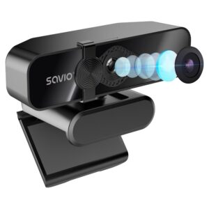 Savio CAK-06 internetinė kamera 3840 x 2160 pikseliai USB Juoda - Image 3