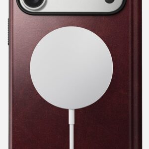 Nomad Modern Leather Folio mobiliojo telefono dėklas 16 cm (6.3") „Folio“ Burgundija - Image 3