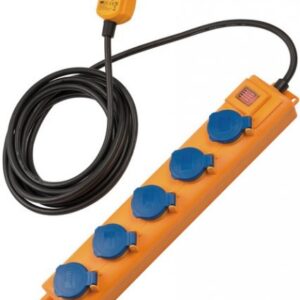 Brennenstuhl 1159900805 elektros tinklo ilgintuvas 5 m 5 AC išvestis(ys / čių) Lauke Juoda, Mėlyna, Geltona