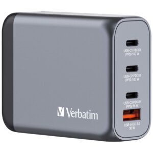 Verbatim GNC-100 Universalus Juoda, Pilka AC Spartusis įkrovimas Vidaus
