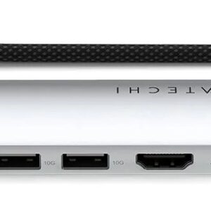 Satechi ST-P7SS sąsajos šakotuvas C tipo USB 10000 Mbit/ai Sidabras - Image 2
