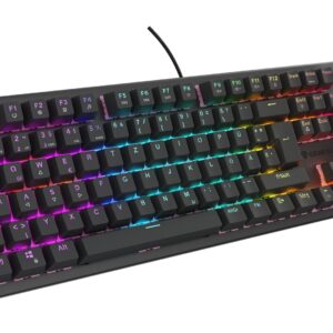 GENESIS NKG-2179 klaviatūra Žaidimams USB QWERTZ Vokiečių Juoda