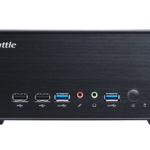 Shuttle XPС slim XH610G2 asmeninio kompiuterio / darbo stoties platforma Desktopas Juoda Intel H610 LGA 1700 - Image 1