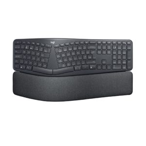 Logitech ERGO K860 klaviatūra Biuras RD belaidis ryšys + „Bluetooth“ QWERTY JAV tarptautinė versija Grafitas - Image 1