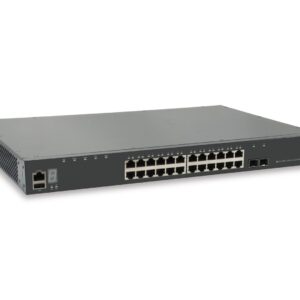 LevelOne GTL-2881 tinklo komutatorius Valdomas L3 Gigabit Ethernet (10/100/1000) Pilka - Image 1