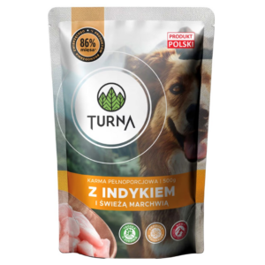 TURNA su kalakutiena – šlapias pašaras šuniui – 500g