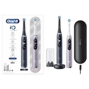 Oral-B iO 80363731 elektrinis dantų šepetėlis Suaugusiems Besisukantis vibruojantis dantų šepetėlis Juoda, Sidabras - Image 2