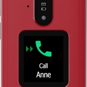 Doro Leva E30 7,11 cm (2.8") 142,7 g Raudona, Balta Bazinis telefonas