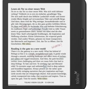 Tolino 4016621130183 elektroninių knygų skaityklė Lietimui jautrus ekranas „Wi-Fi“ Juoda - Image 2