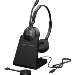 Jabra Engage 55 SE Laisvų rankų įranga Bevielis Su lankeliu Biuras / skambučių centras Juoda