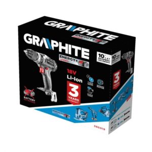 GRAPHITE 58G019 Bekontaktis grąžtas Energy+ 18V 1700 RPM - Image 2