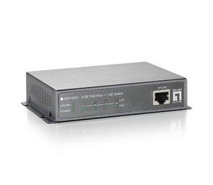 LevelOne GEP-0521 tinklo komutatorius Ne-valdomas Gigabit Ethernet (10/100/1000) Maitinimas per Eternetą (PoE) Pilka - Image 1