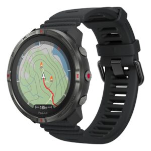 Polar Grit X2 3,25 cm (1.28") AMOLED 44.7 mm Skaitmeninis 416 x 416 pikseliai Lietimui jautrus ekranas Juoda GPS (palydovinis)