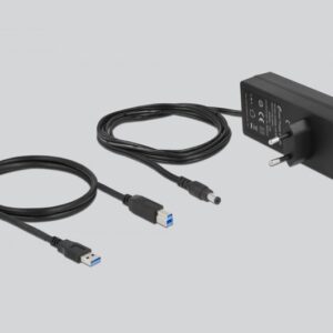 DeLOCK 63670 sąsajos šakotuvas USB 3.2 Gen 1 (3.1 Gen 1) Type-B 5000 Mbit/ai Pilka - Image 3