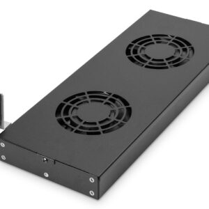 Digitus DN-19 FAN-2-HO-SW komutacinės spintos priedas Ventiliatoriaus panelė