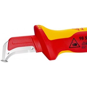 Knipex 98 55 SB universalus peilis Raudona, Geltona Fiksuotų ašmenų peilis - Image 3