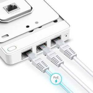 TP-Link Omada EAP615-WALL 1774 Mbit/ai Balta Maitinimas per Eternetą (PoE) - Image 2