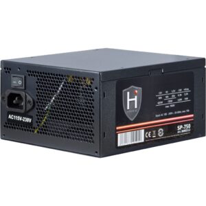 Inter-Tech HIPOWER SP-750 maitinimo blokas 750 W 20+4 pin ATX ATX Juoda - Image 2