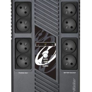 PowerWalker VI 1000 MS FR nepertraukiamo maitinimo resursai (UPS) „Line-Interactive“ 1 kVA 600 W 8 AC išvestis(ys / čių) - Image 3