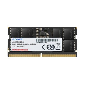 ADATA Premier atminties modulis 16 GB 1 x 16 GB DDR5 262-pin SO-DIMM ECC