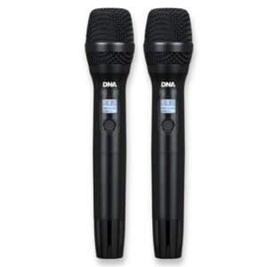 DNA Professional XMIC 2 - dvigubas belaidis rinkinys: 2 rankiniai mikrofonai + imtuvas (518–542 MHz) - Image 2