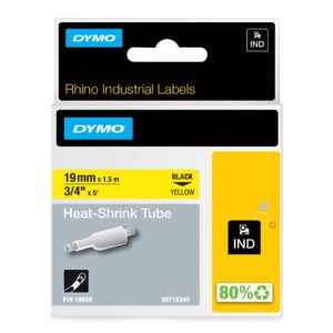 DYMO 18058 etikečių juostelė Juoda ant geltonos