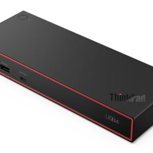 Lenovo ThinkPad USB4 Dock 5000 Vielinis Thunderbolt 4 Juoda